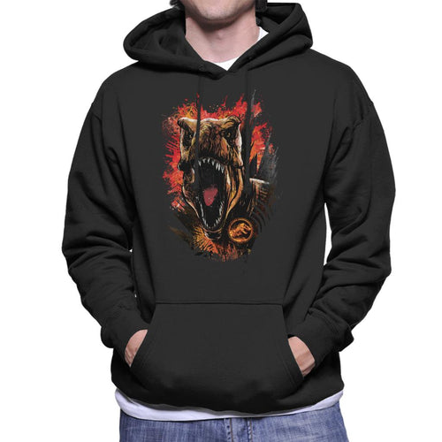 Jurassic Park 2 T Rex Men's Hooded Sweatshirt product image 1