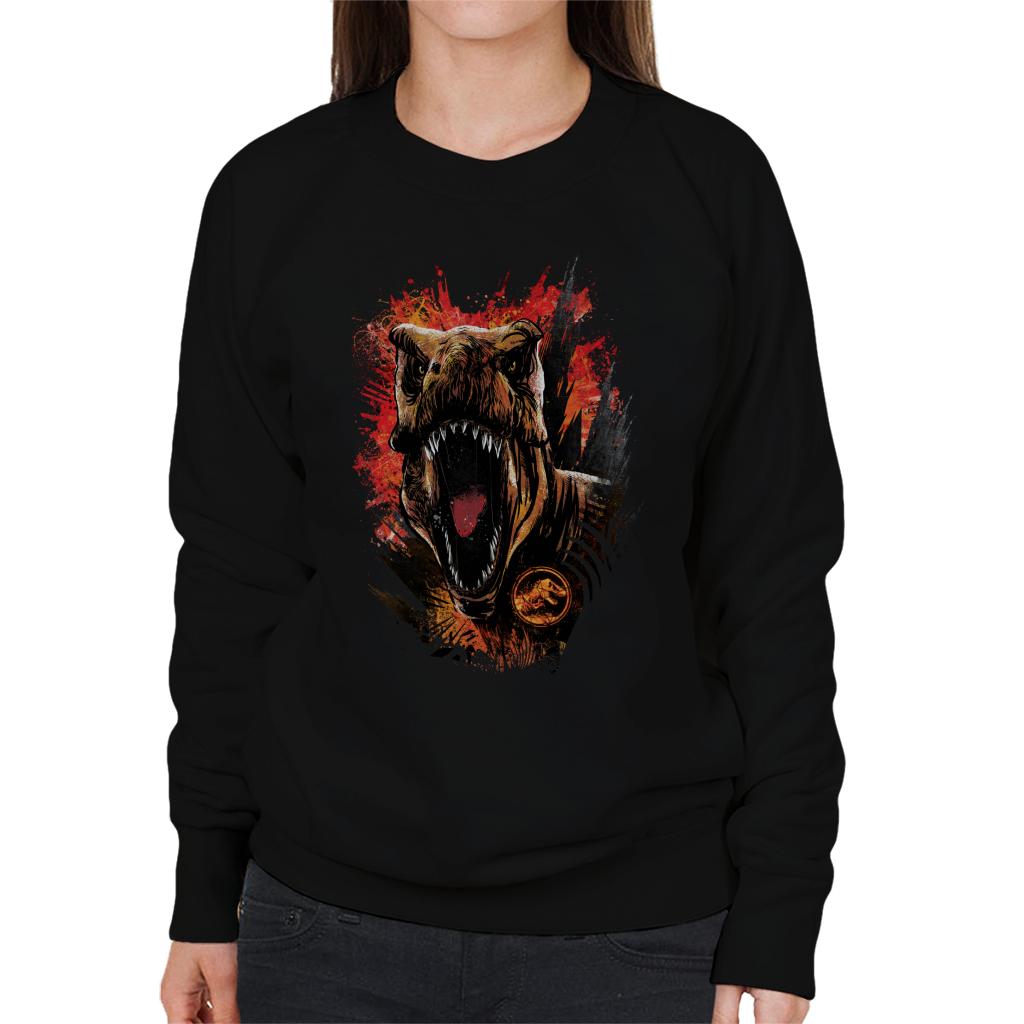 Jurassic Park 2 T Rex Women's Sweatshirt product image 1