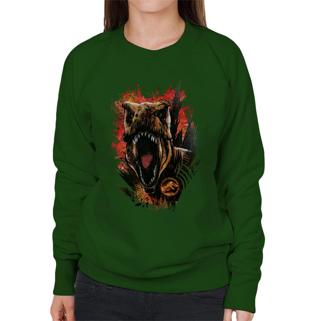 Jurassic Park 2 T Rex Women's Sweatshirt product image 4