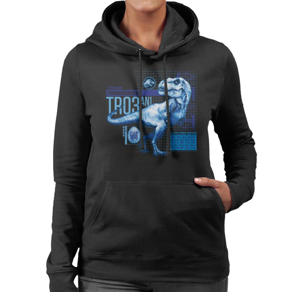 Jurassic Park T Rex Tr03 An1 Women's Hooded Sweatshirt product image 1