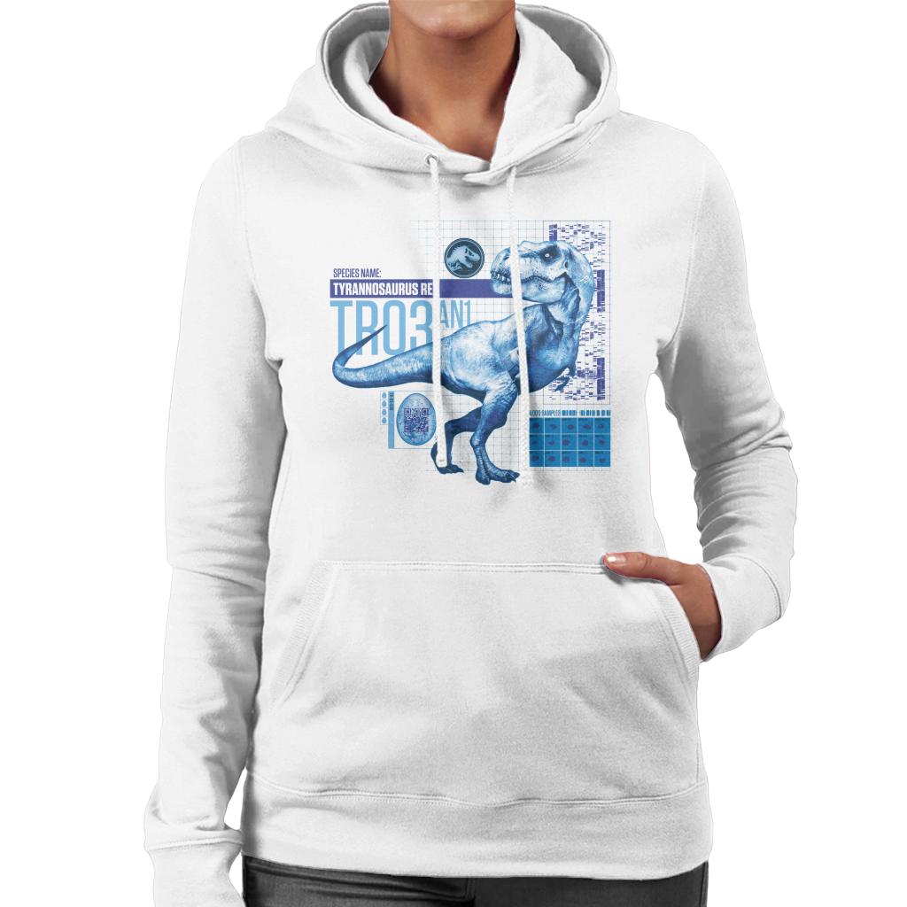 Jurassic Park T Rex Tr03 An1 Women's Hooded Sweatshirt product image 4
