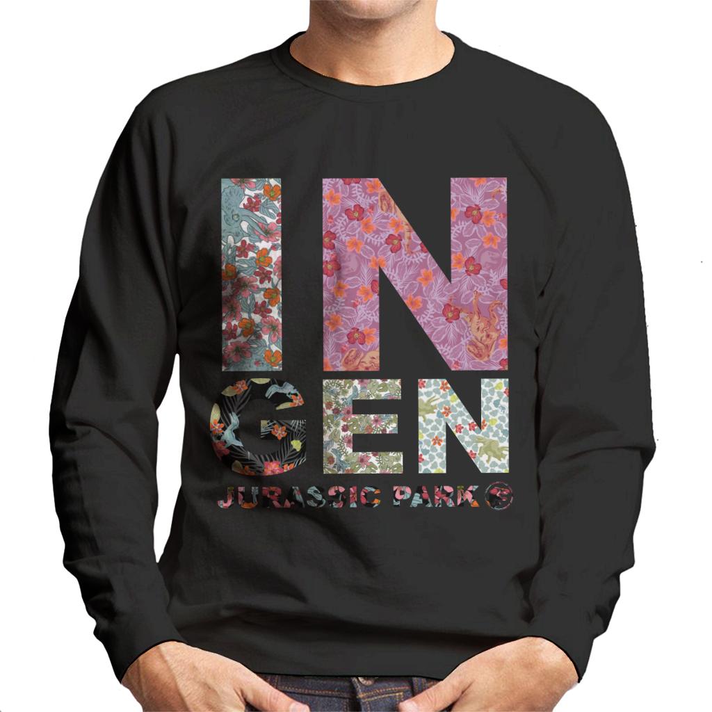 Jurassic Park In Gen Floral Aesthetic Men's Sweatshirt product image 1