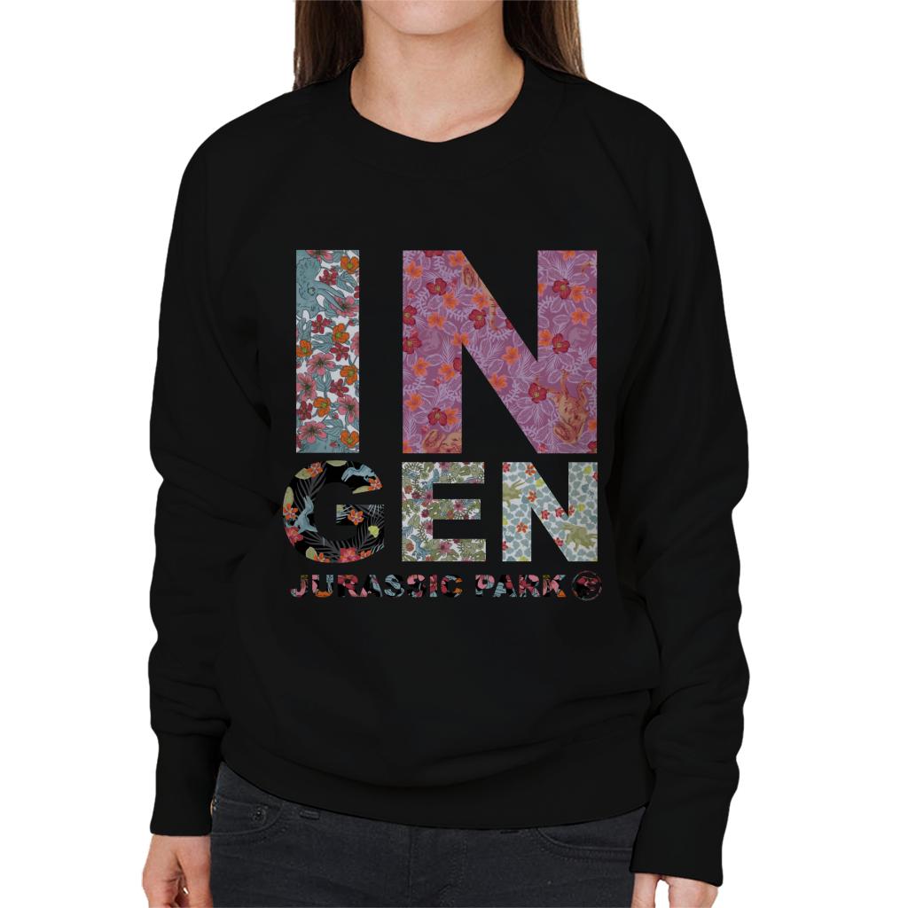 Jurassic Park In Gen Floral Aesthetic Women's Sweatshirt product image 1