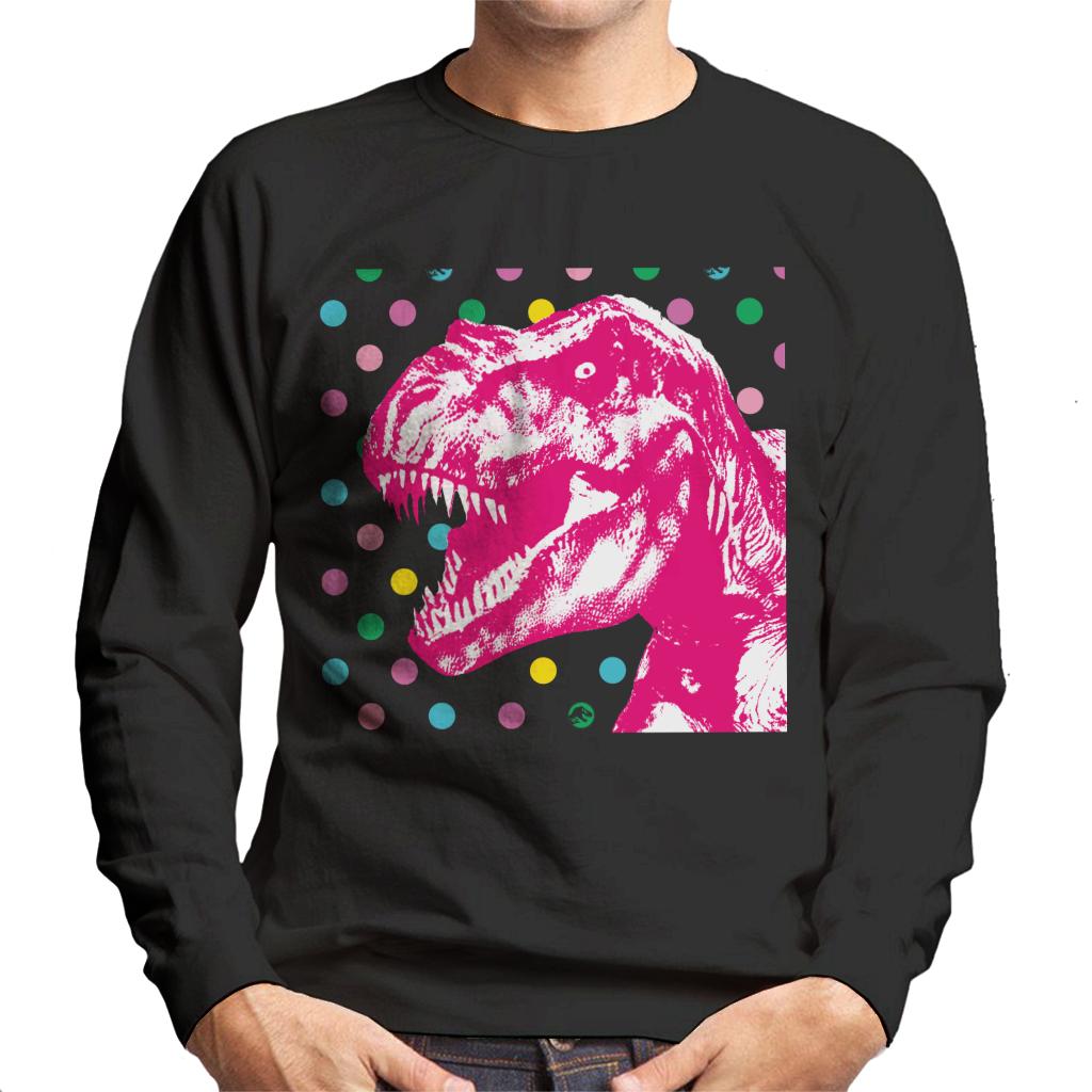 Jurassic Park T Rex Polka Dot Men's Sweatshirt product image 1