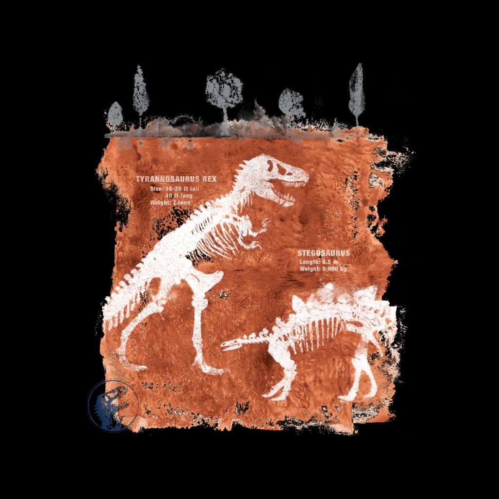 Jurassic Park T Rex Fossils Men's Hooded Sweatshirt product image 2