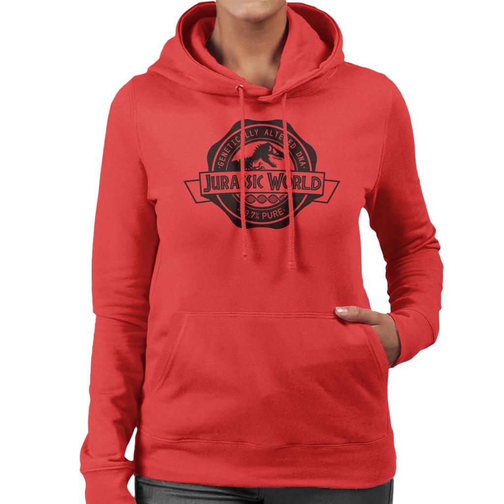 Jurassic Park Genetically Altered DNA Women's Hooded product image 4