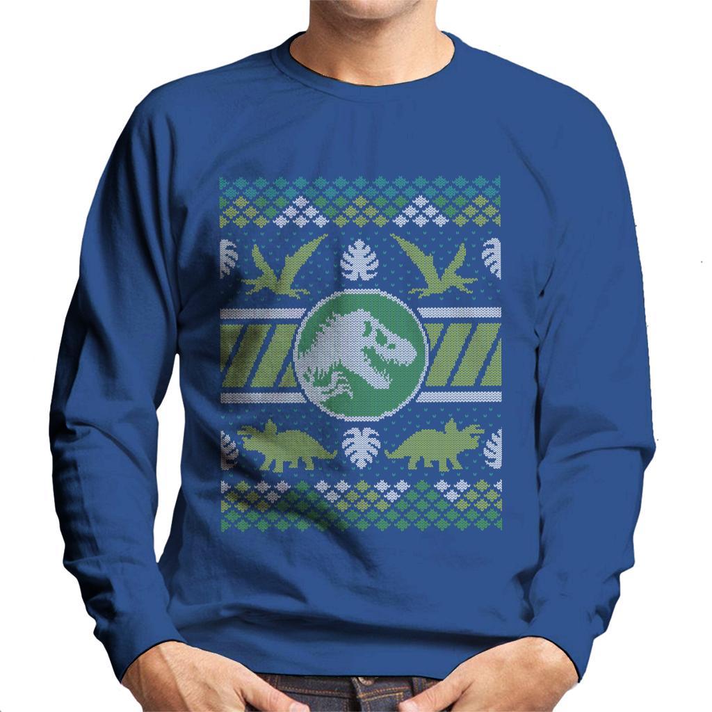 Jurassic Park Christmas T Rex Men's Sweatshirt product image 4