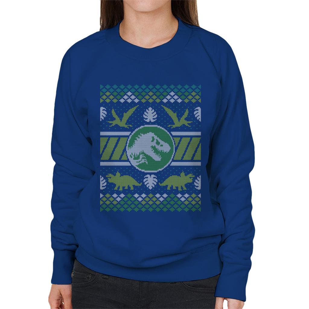 Jurassic Park Christmas T Rex Women's Sweatshirt product image 4