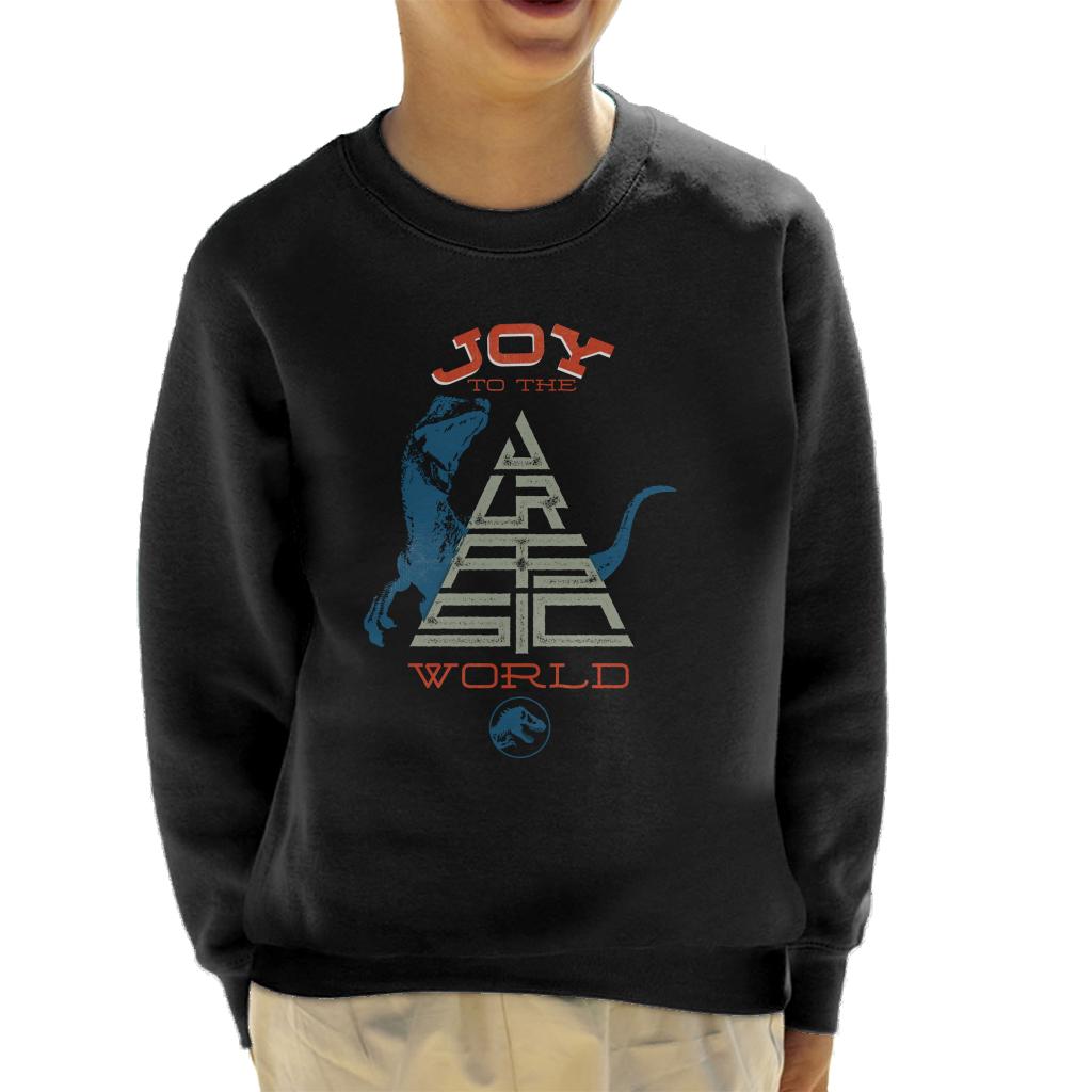 Jurassic Park Christmas Joy To The World Kid's Sweatshirt product image 1