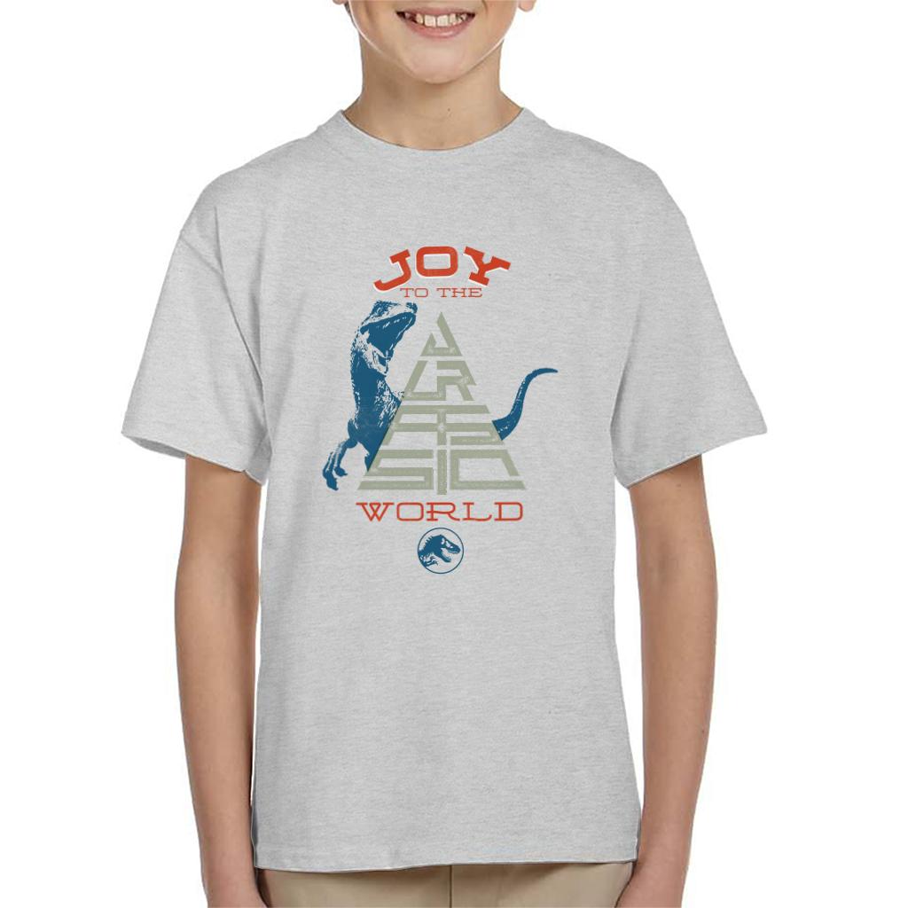 Jurassic Park Christmas Joy To The World Kid's T-Shirt product image 4