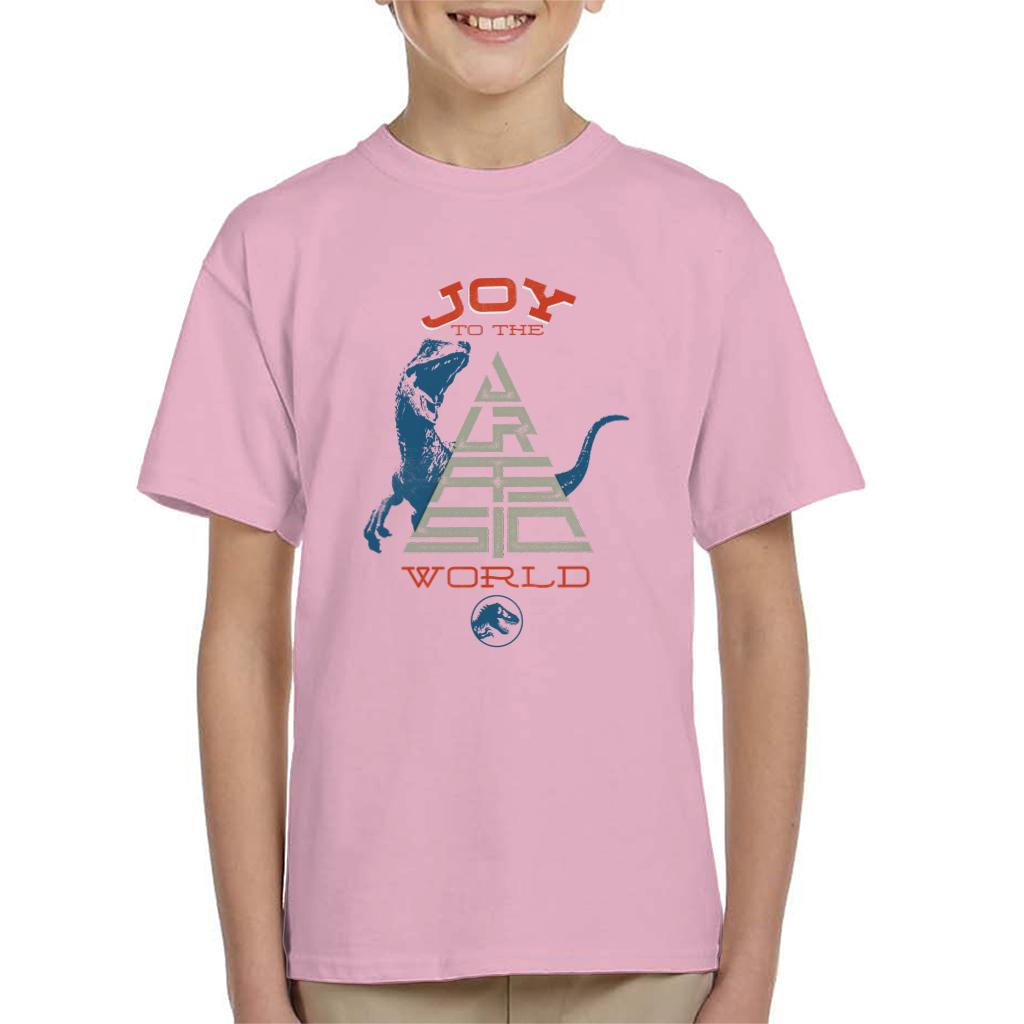 Jurassic Park Christmas Joy To The World Kid's T-Shirt product image 6