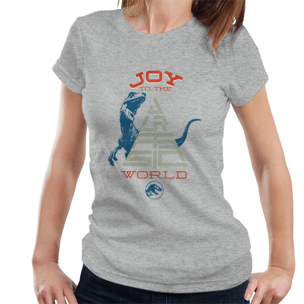 Jurassic Park Christmas Joy To The World Women's T-Shirt product image 4