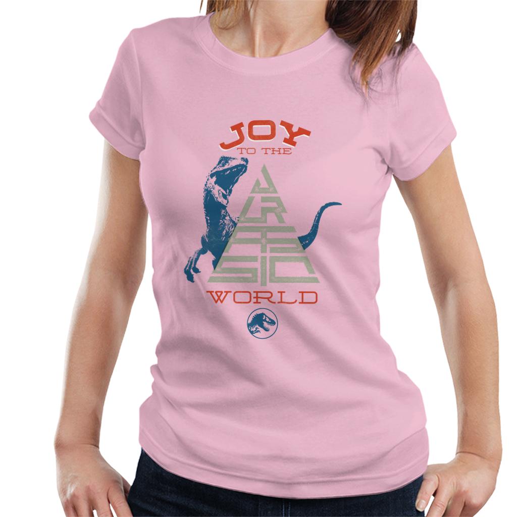Jurassic Park Christmas Joy To The World Women's T-Shirt product image 6