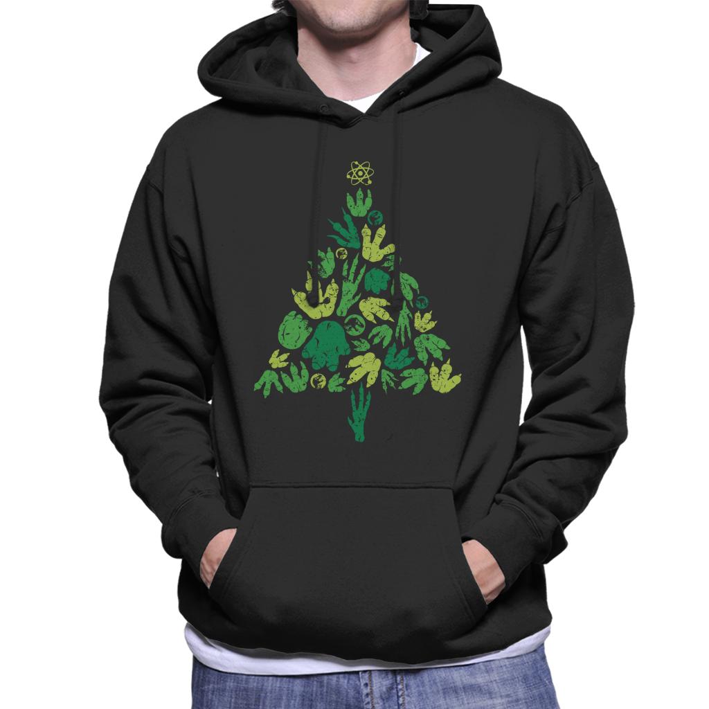 Jurassic Park Christmas Tree Dinosaur Footprints Men's product image 1