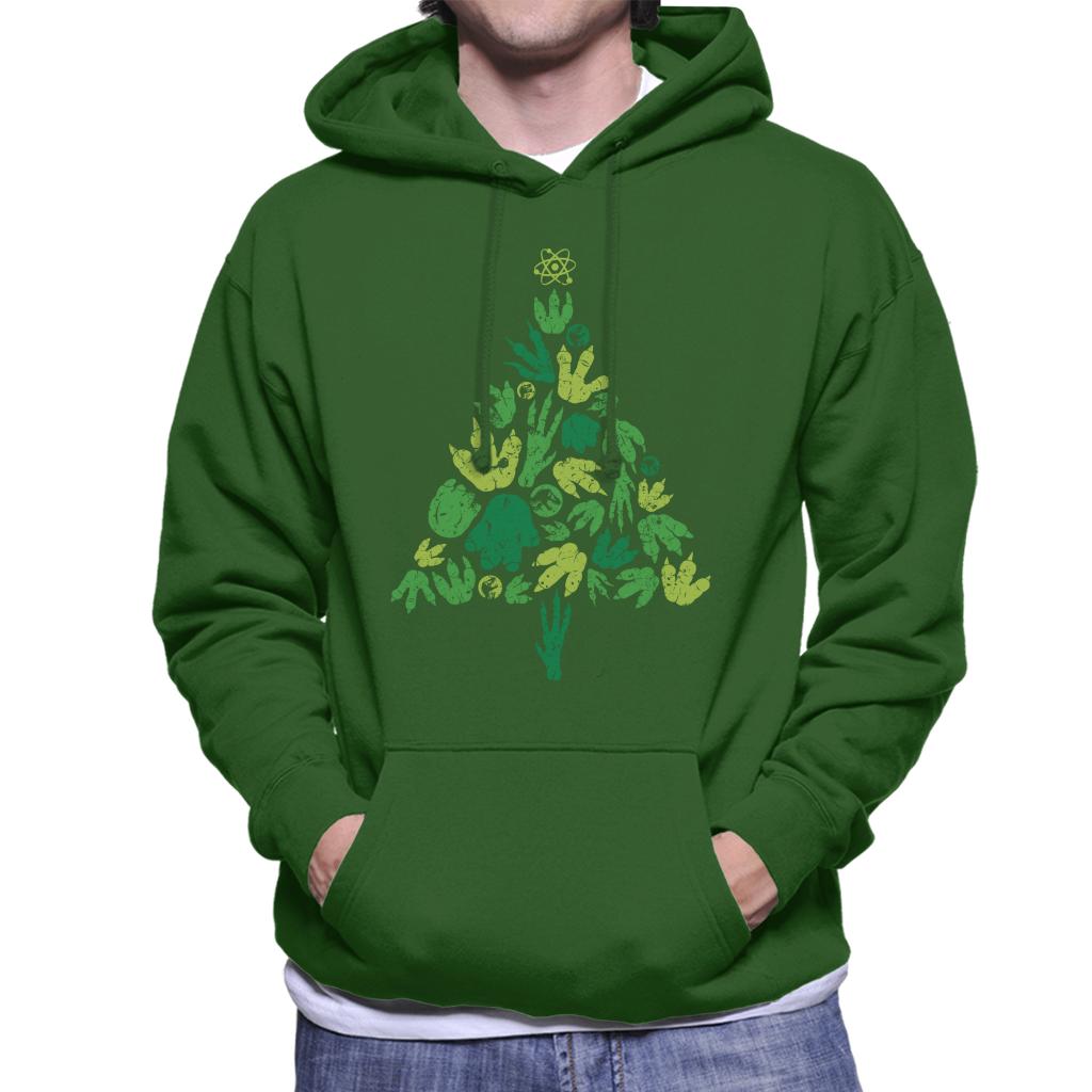 Jurassic Park Christmas Tree Dinosaur Footprints Men's product image 6