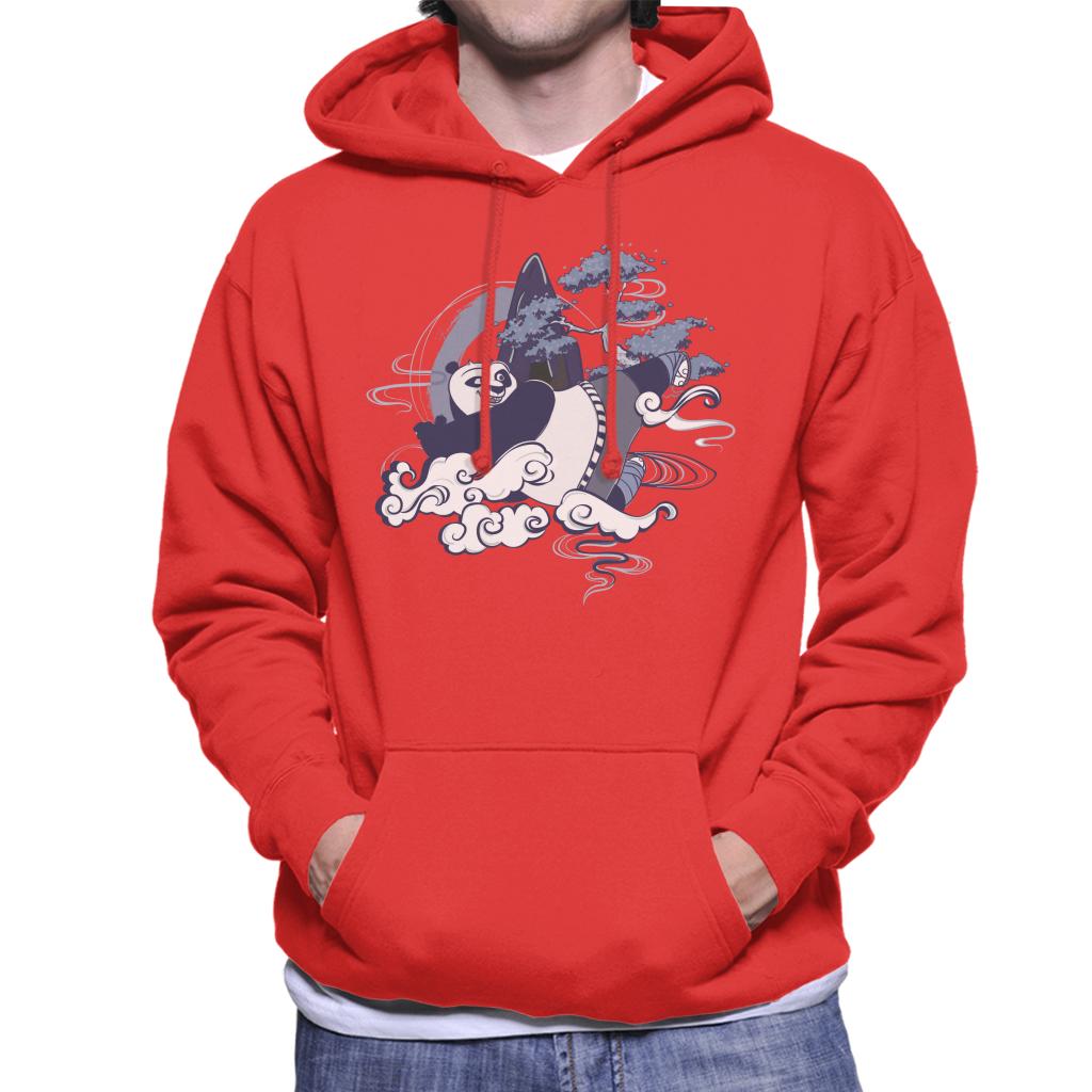 Kung Fu Panda Po Training Men's Hooded Sweatshirt product image 4