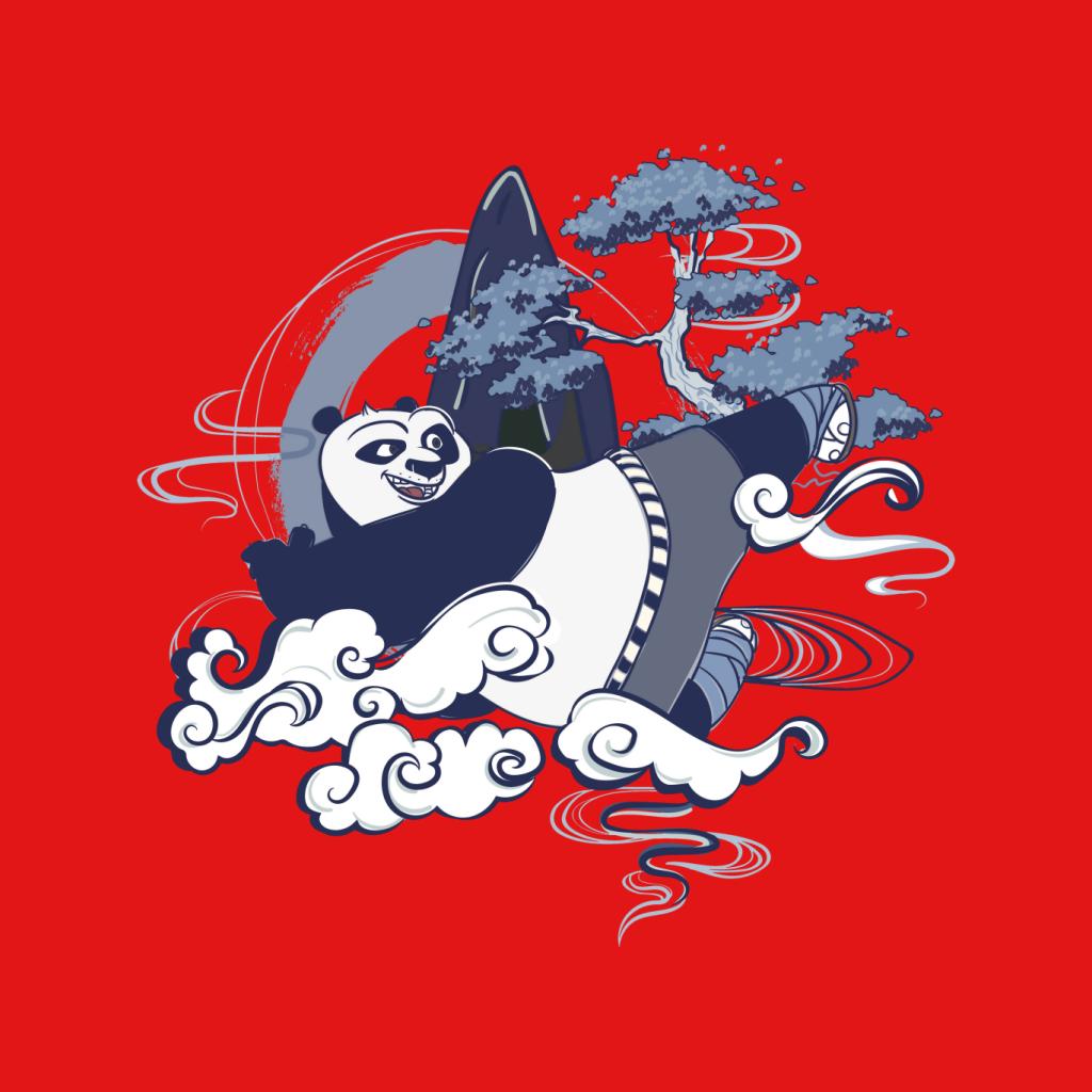 Kung Fu Panda Po Training Men's Hooded Sweatshirt product image 5