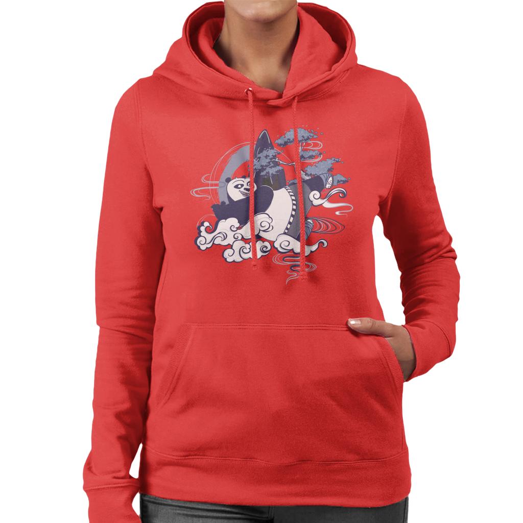 Kung Fu Panda Po Training Women's Hooded Sweatshirt product image 4