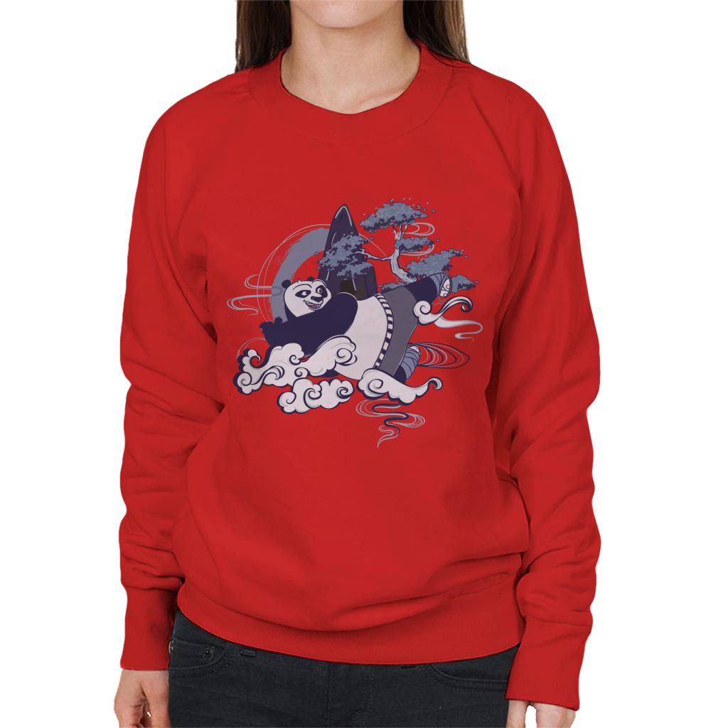 Kung Fu Panda Po Training Women's Sweatshirt product image 4
