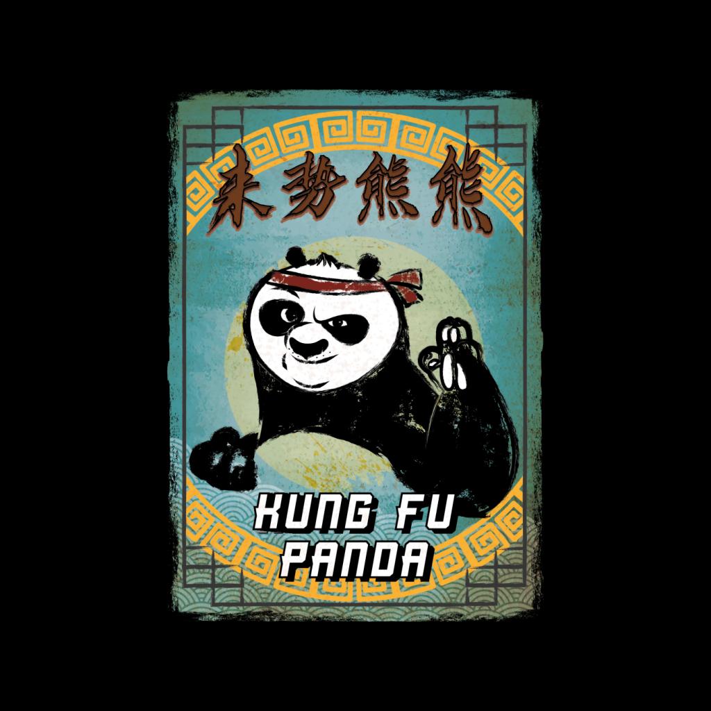Kung Fu Panda Po Kanji Crayon Women's Hooded Sweatshirt product image 2
