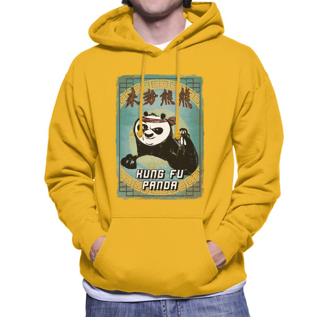 Kung Fu Panda Po Kanji Crayon Men's Hooded Sweatshirt product image 6