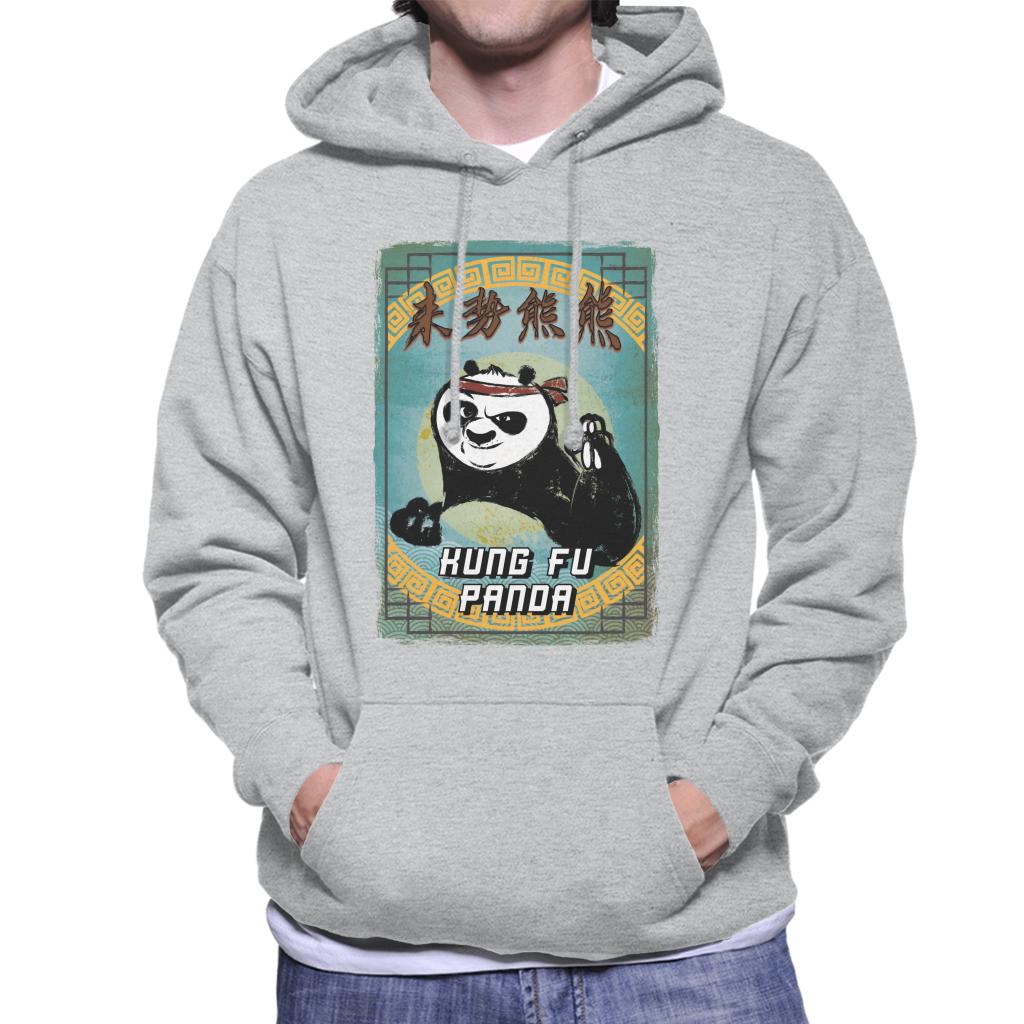 Kung Fu Panda Po Kanji Crayon Men's Hooded Sweatshirt product image 4