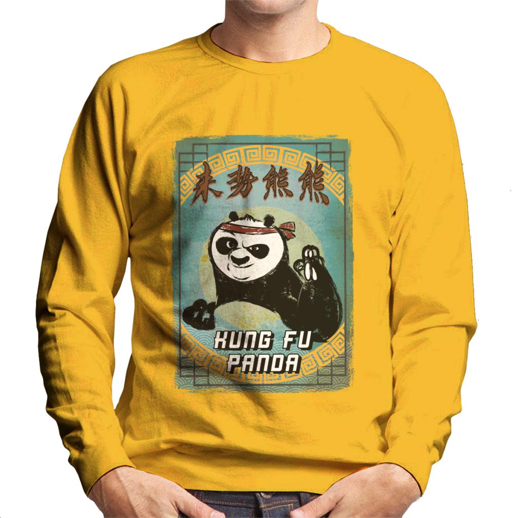 Kung Fu Panda Po Kanji Crayon Men's Sweatshirt product image 6