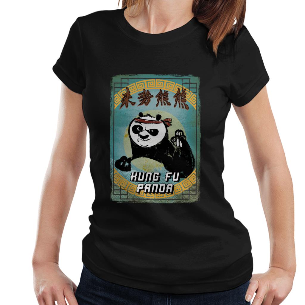 Kung Fu Panda Po Kanji Crayon Women's T-Shirt product image 1