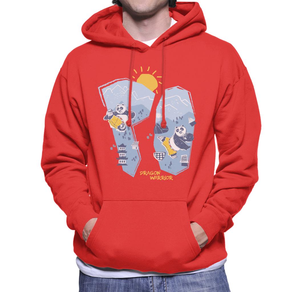 Kung Fu Panda Po Dragon Warrior Men's Hooded Sweatshirt product image 4