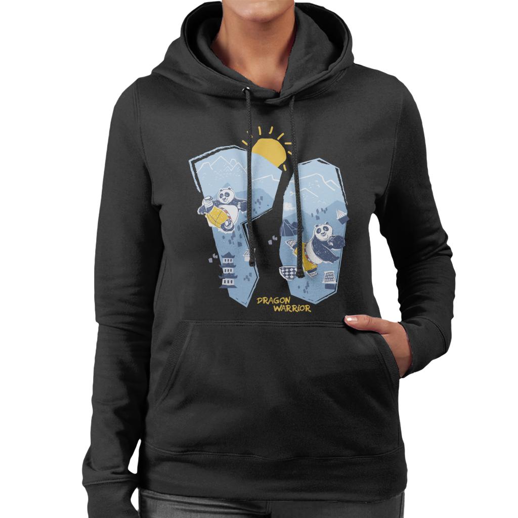 Kung Fu Panda Po Dragon Warrior Women's Hooded Sweatshirt product image 1