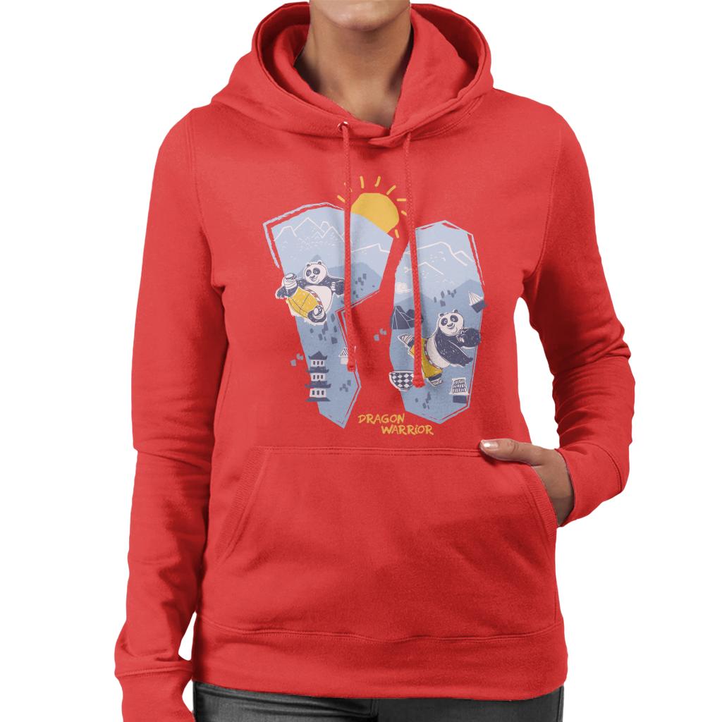Kung Fu Panda Po Dragon Warrior Women's Hooded Sweatshirt product image 4