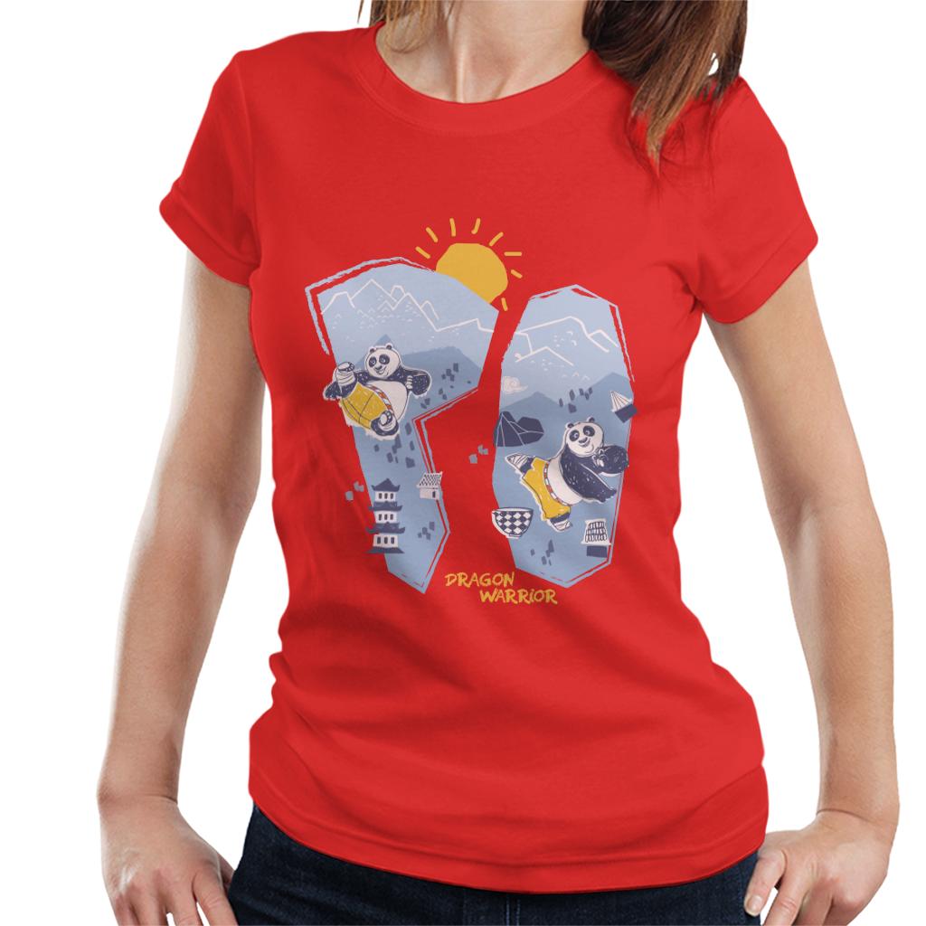 Kung Fu Panda Po Dragon Warrior Women's T-Shirt product image 4