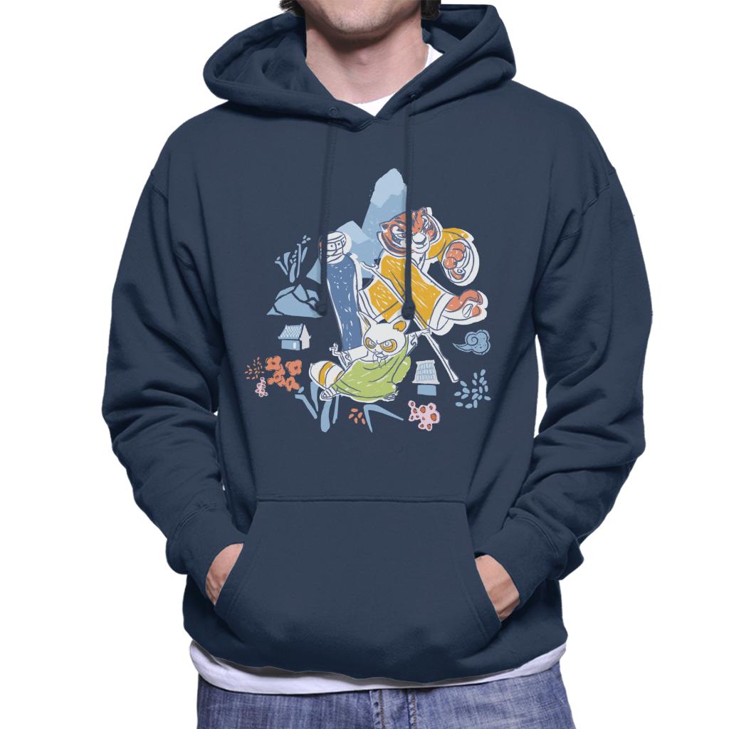 Kung Fu Panda Tigress And Master Shifu Men's Hooded product image 1