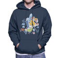 Kung Fu Panda Tigress And Master Shifu Men's Hooded product image 1