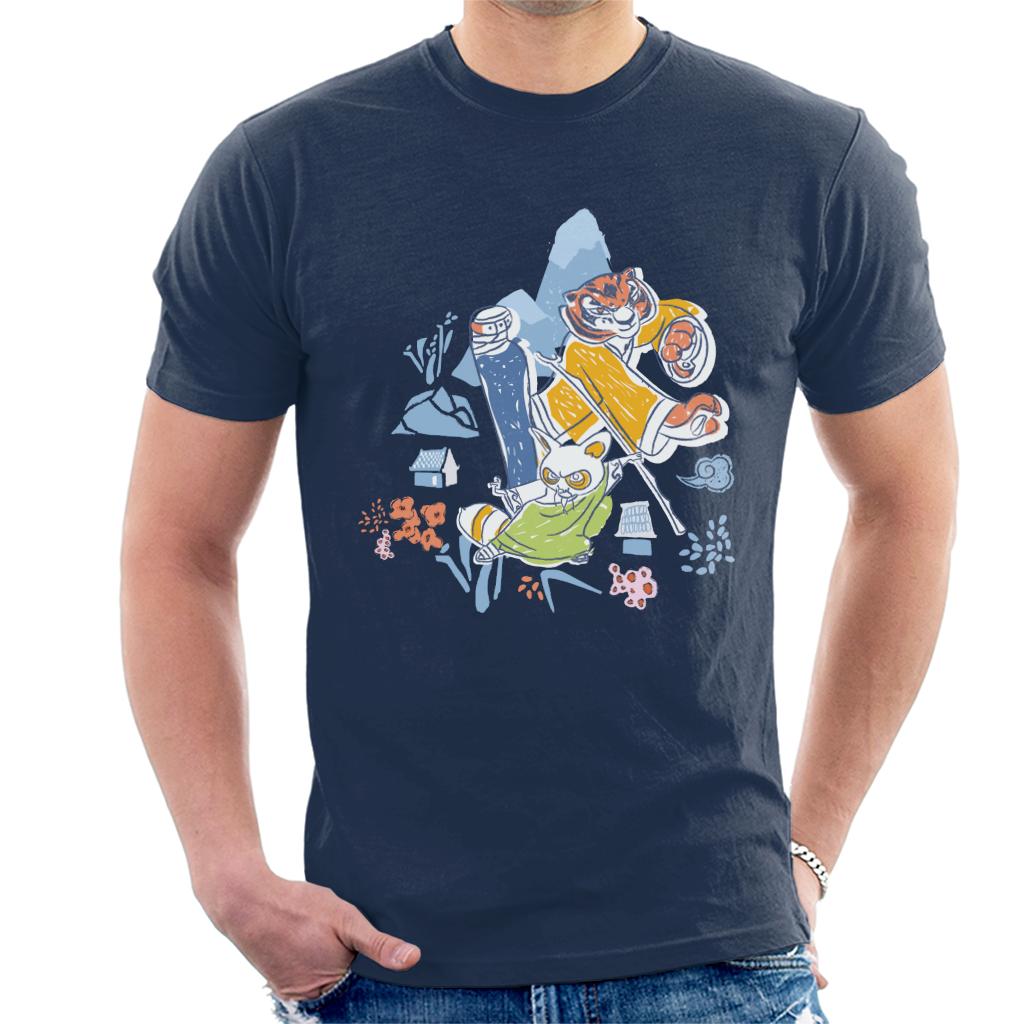 Kung Fu Panda Tigress And Master Shifu Men's T-Shirt product image 1