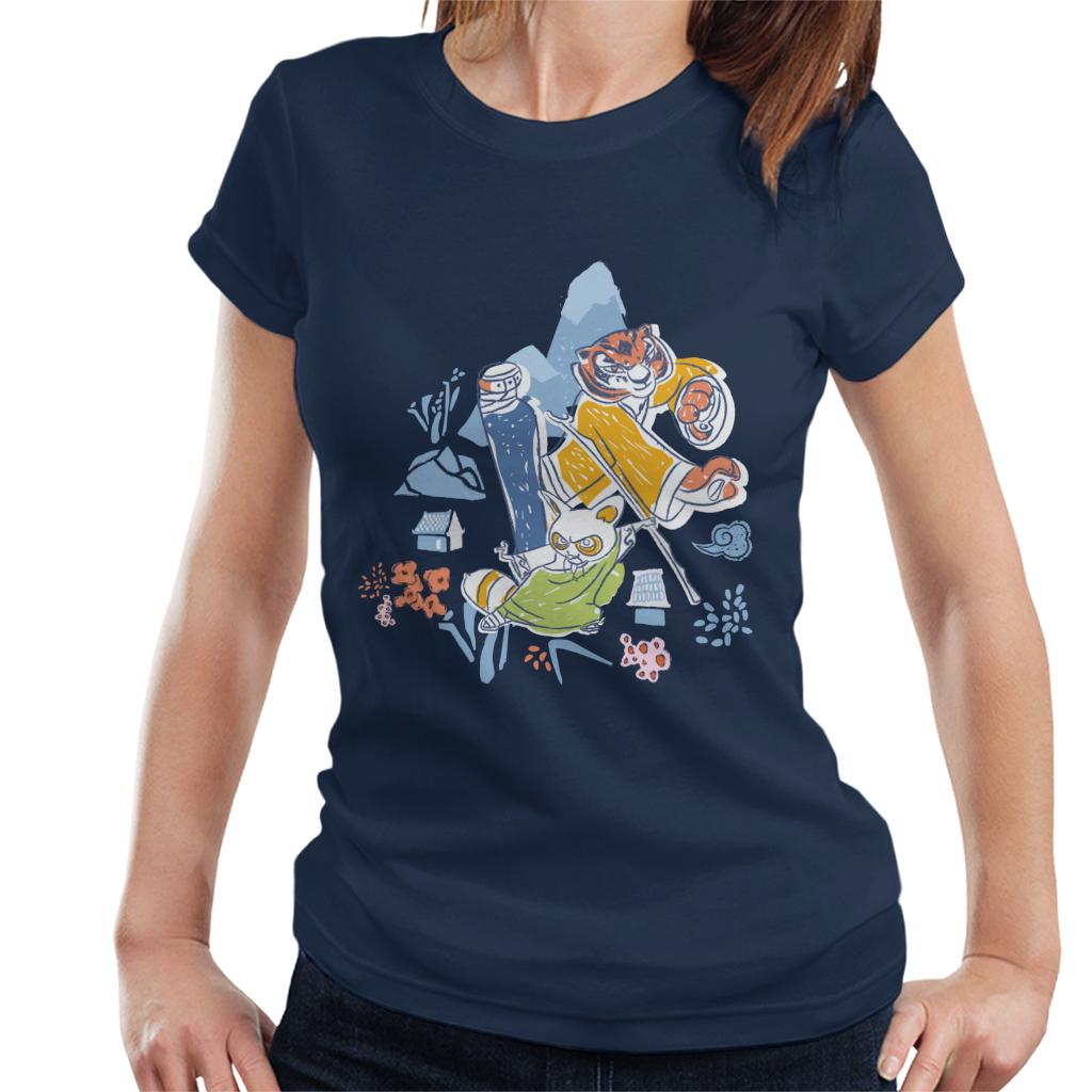 Kung Fu Panda Tigress And Master Shifu Women's T-Shirt product image 1