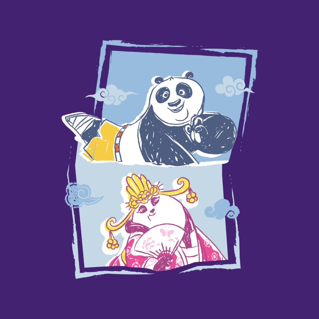 Kung Fu Panda Po And Mei Women's Sweatshirt product image 5