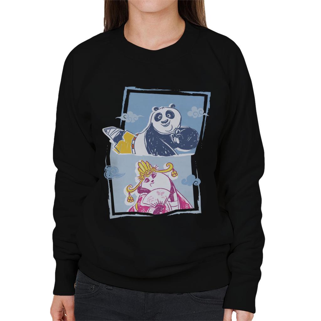 Kung Fu Panda Po And Mei Women's Sweatshirt product image 1