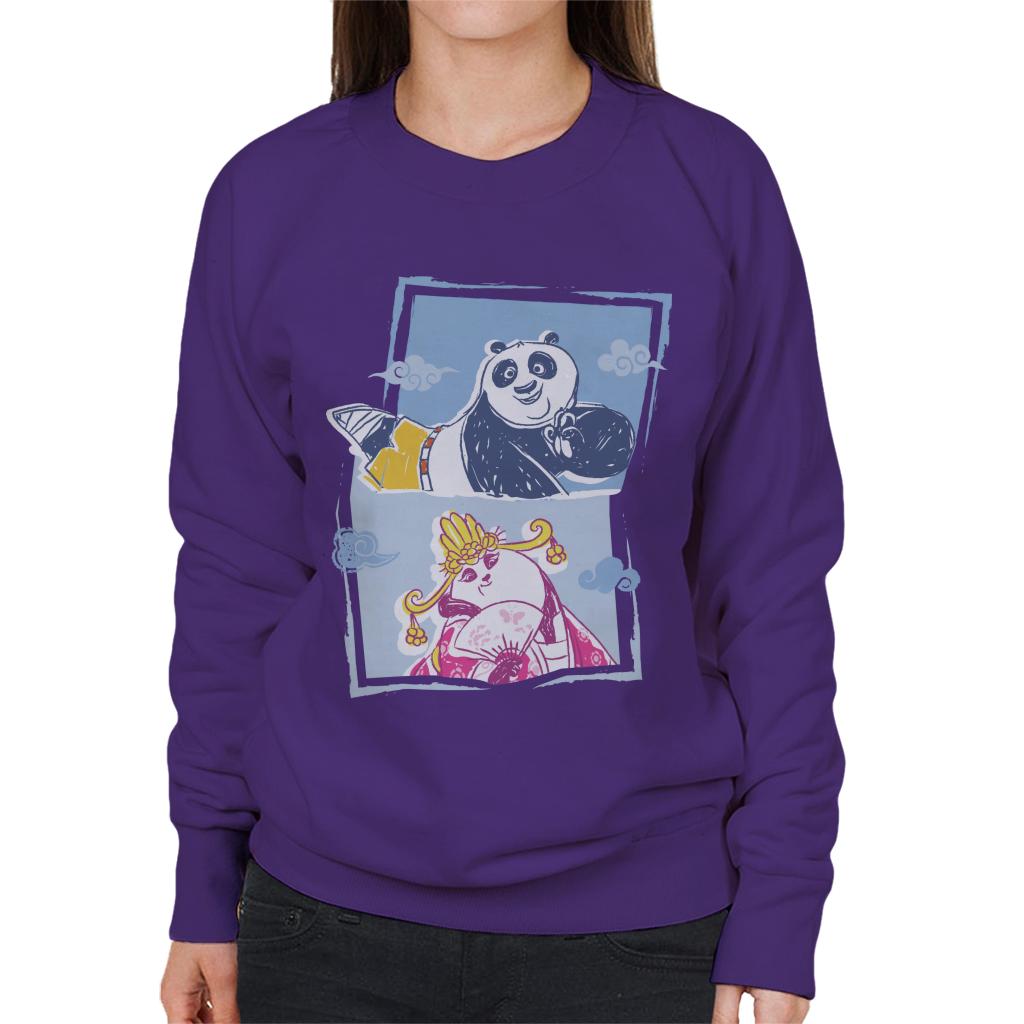 Kung Fu Panda Po And Mei Women's Sweatshirt product image 4