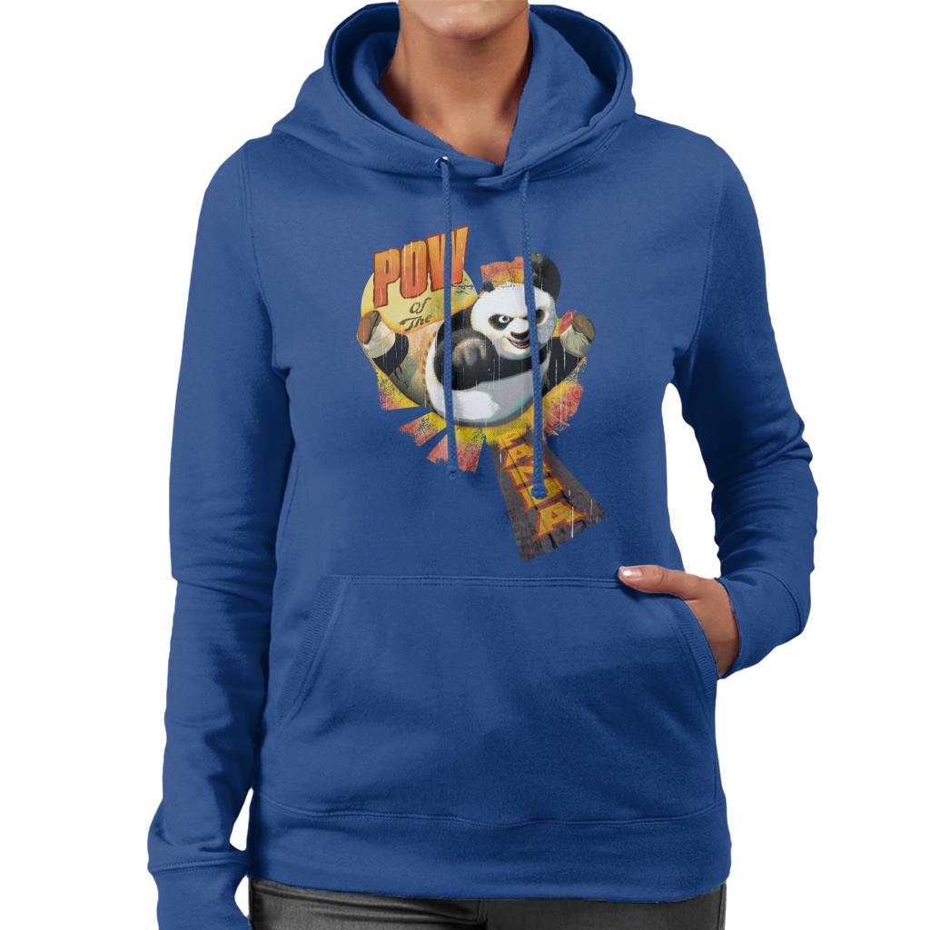 Kung Fu Panda Po Pow Of The Women's Hooded Sweatshirt product image 4