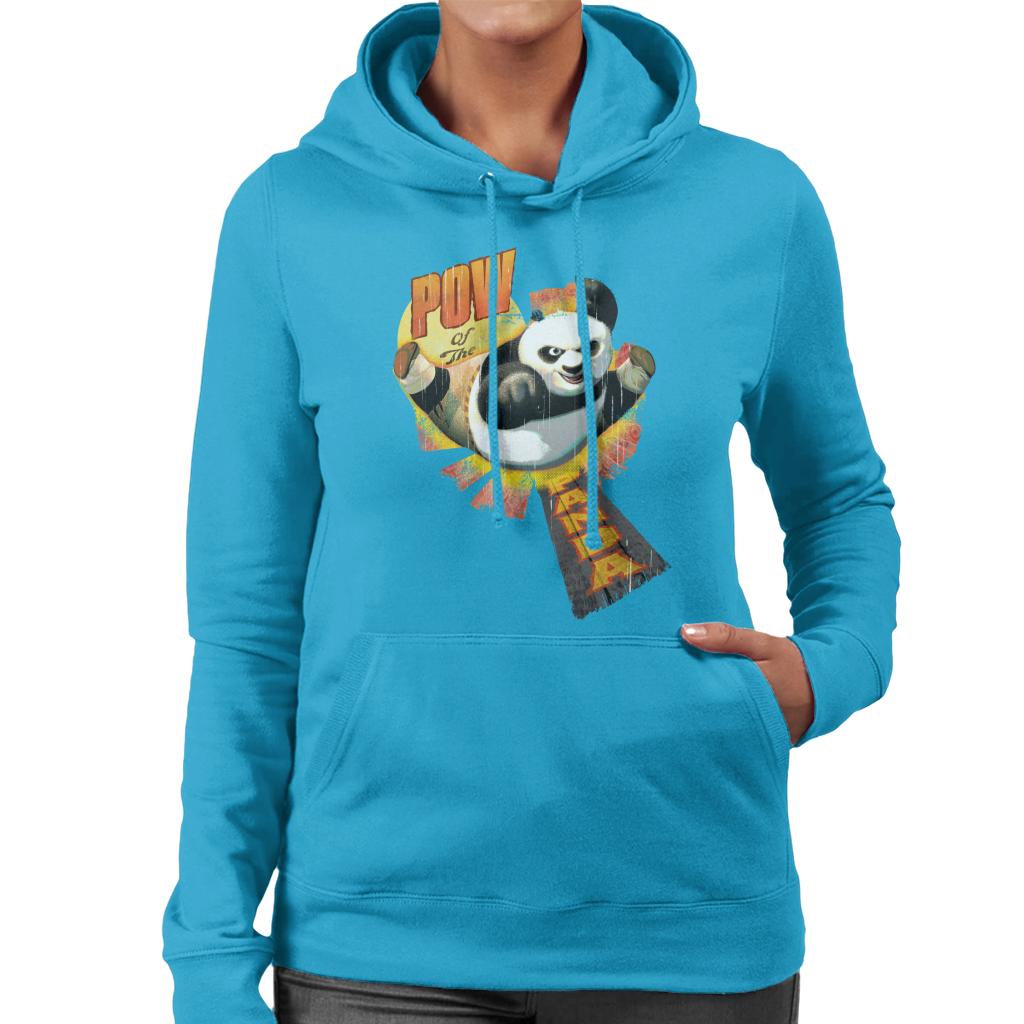 Kung Fu Panda Po Pow Of The Women's Hooded Sweatshirt product image 6