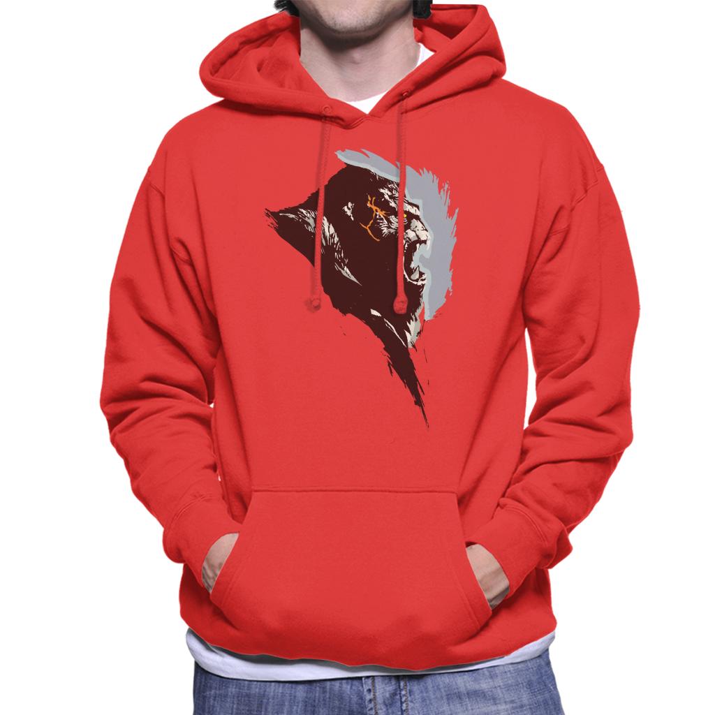 King Kong Rage Side View Brush Stroke Men's Hooded product image 4