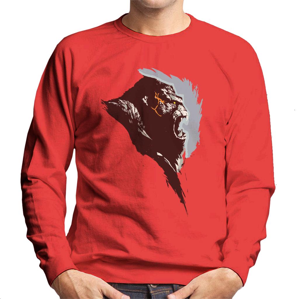 King Kong Rage Side View Brush Stroke Men's Sweatshirt product image 4