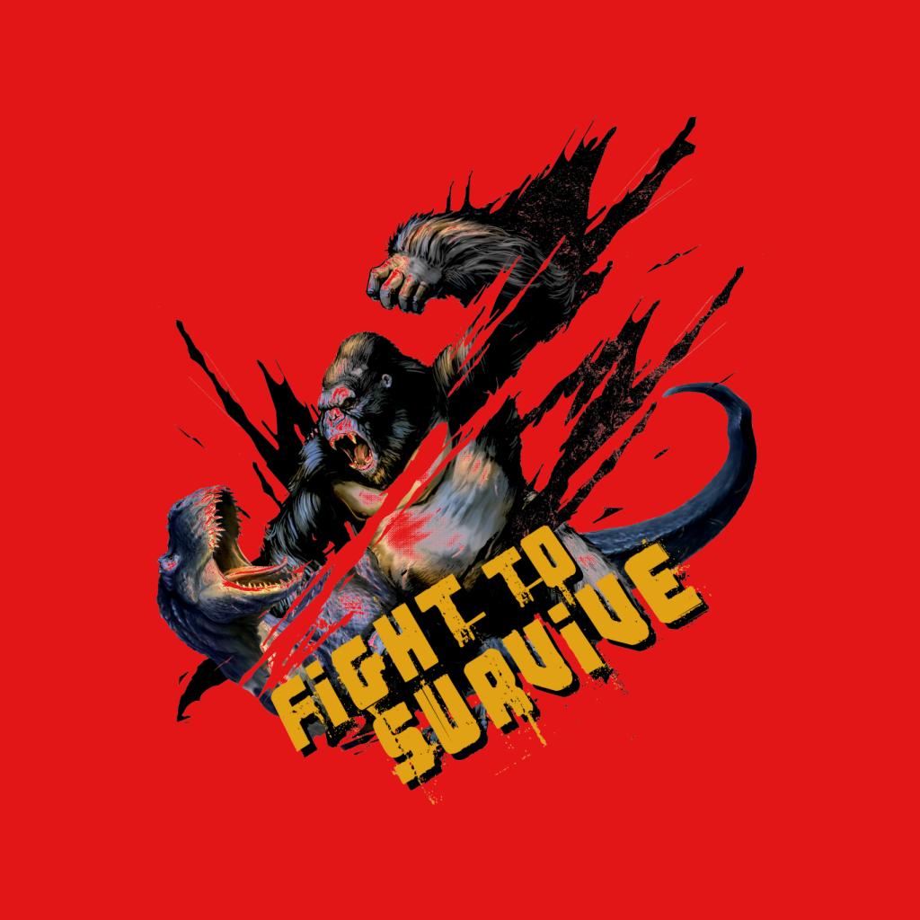 King Kong Vs T Rex Fight To Survive Men's Hooded Sweatshirt product image 7