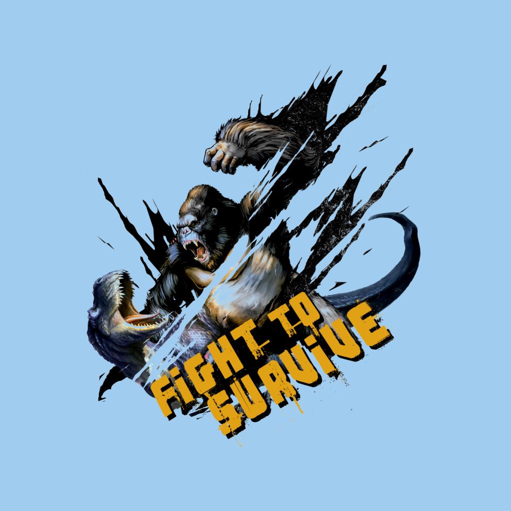 King Kong Vs T Rex Fight To Survive Women's Hooded product image 5