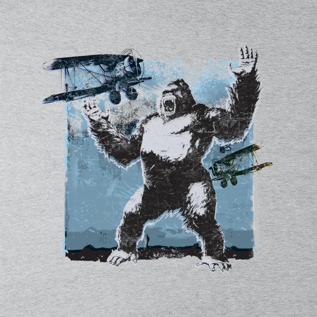 King Kong Being Attacked By Biplanes Women's Sweatshirt product image 2
