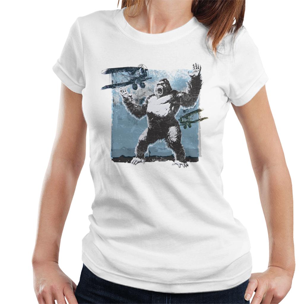 King Kong Being Attacked By Biplanes Women's T-Shirt product image 4