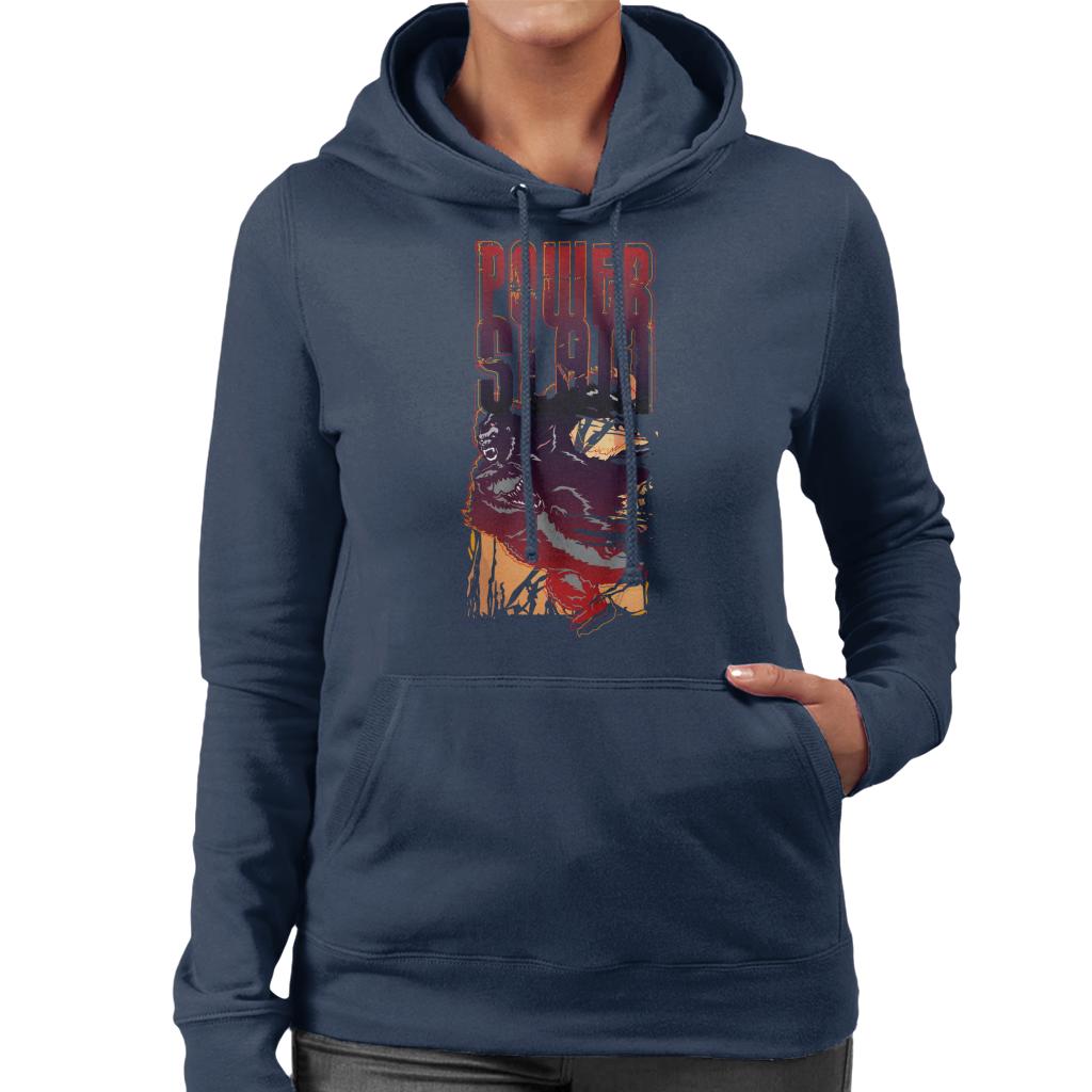 King Kong Vs T Rex Power Slam Women's Hooded Sweatshirt product image 1