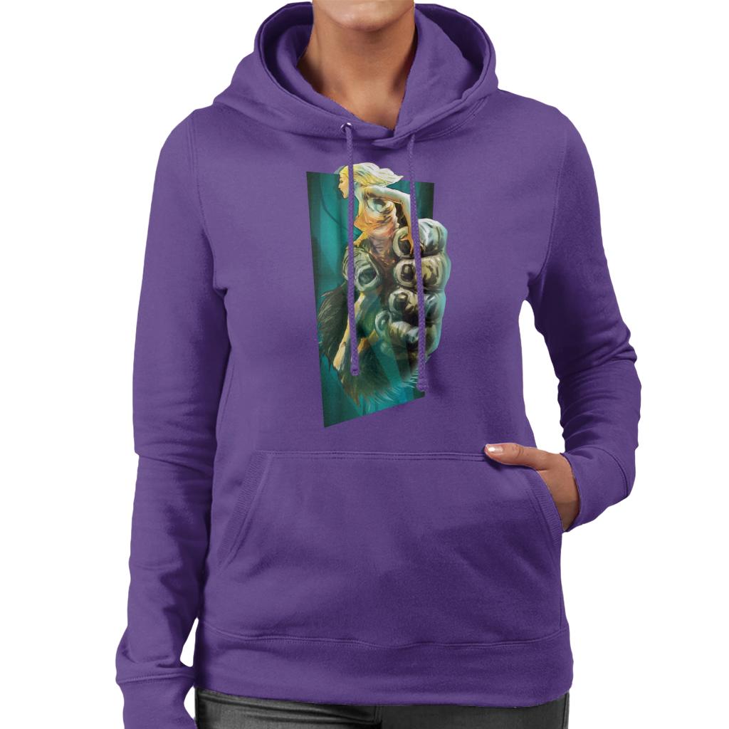 King Kong Holding Ann Darrow Women's Hooded Sweatshirt product image 4