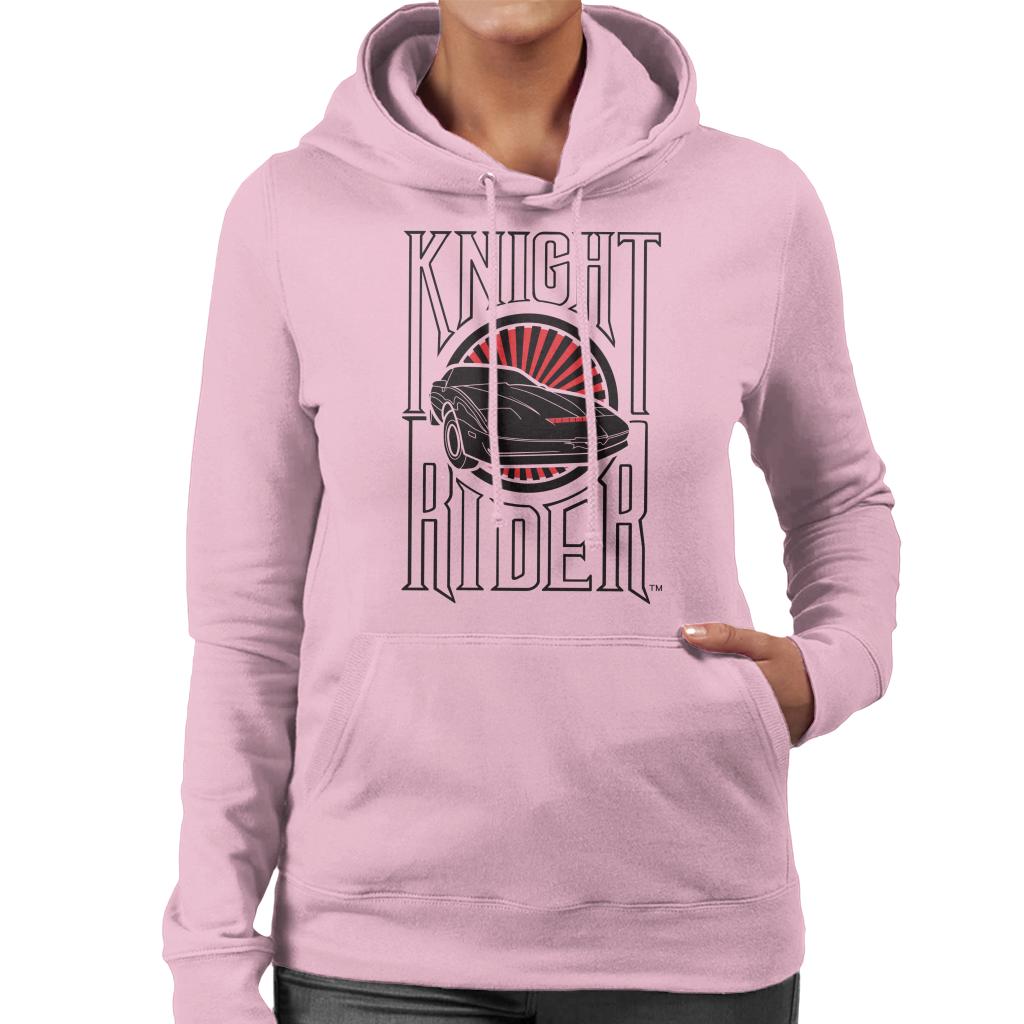 Knight Rider Text And Logo Women's Hooded Sweatshirt product image 6